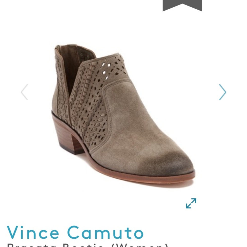 Vince camuto leather booties